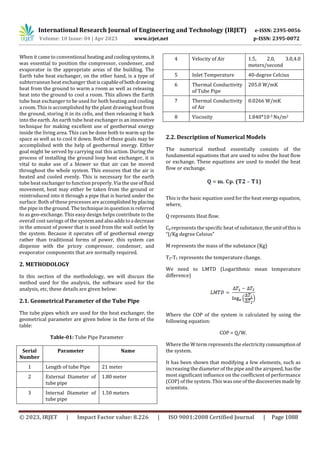 EARTH TUBE HEAT EXCHANGER | PDF