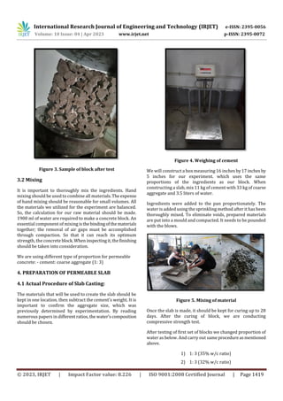 Experimental study on water absorbing pavement through model | PDF
