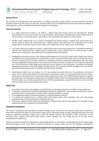 Generation of Electricity by Hybrid Mode of- Vertical Axis Wind Turbine ...