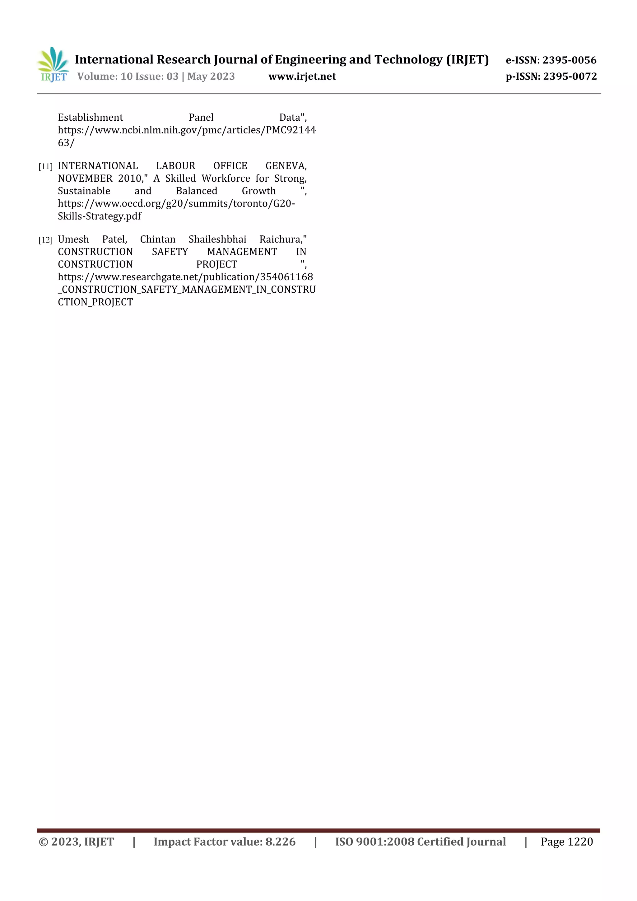 The Impact of Skilled and Unskilled Labour in Construction Industry in ...