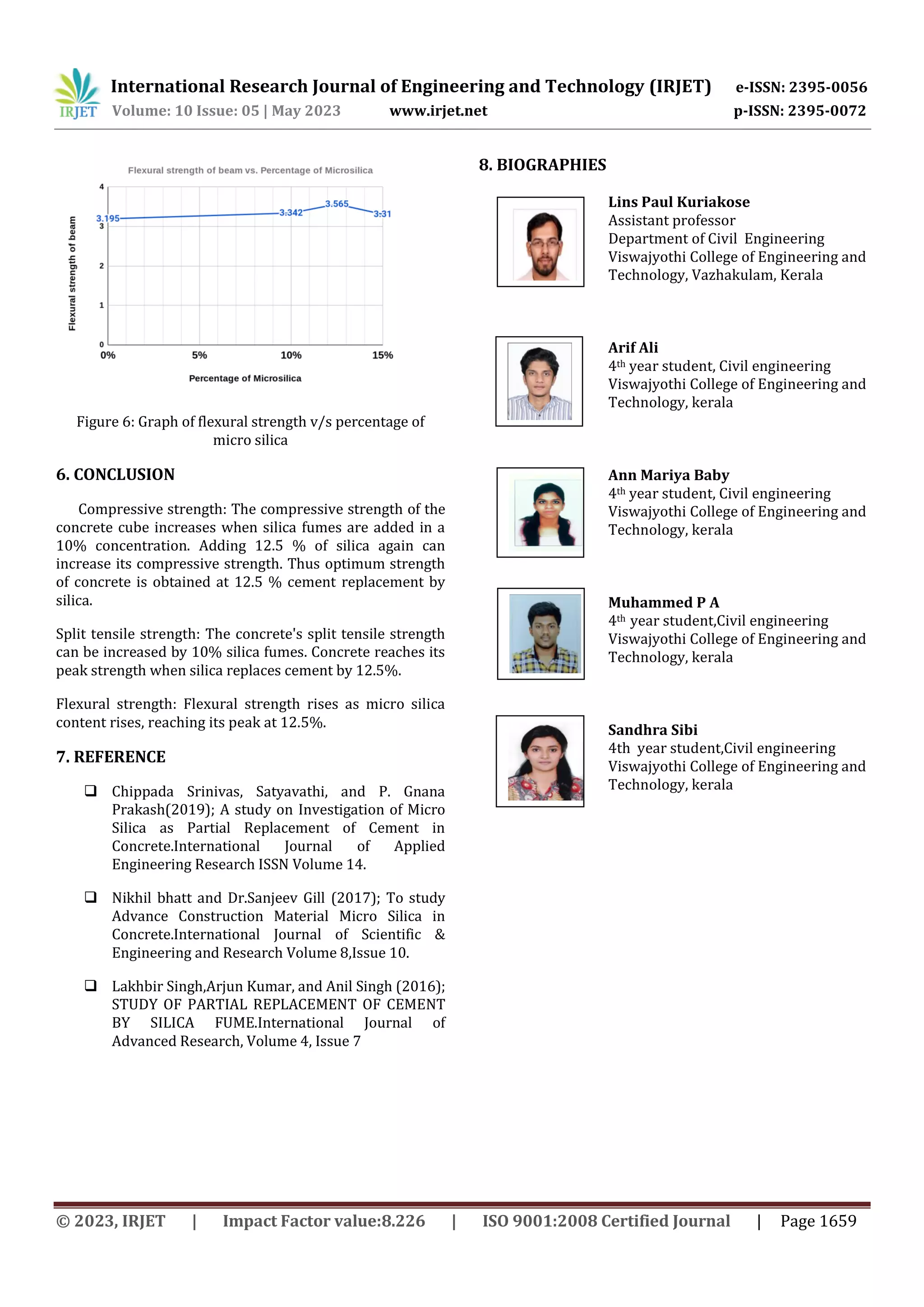 Micro Silica as Partial Replacement of Cement in Concrete | PDF