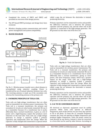 Electric Vehicles Project.pdf “THE PROJECT REPORT ON WIRELESS CHARGING STATION FOR ELECTRIC VEHICLES ...