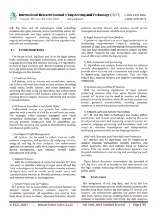 IoT, Big Data and AI Applications in the Law Enforcement and Legal ...
