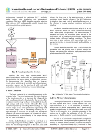 Modeling and Simulation of Solar System with MPPT Based Inverter and ...