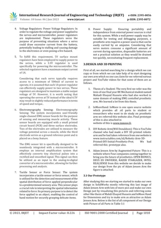 Design And Development Of Prosthestic Limbs | PDF