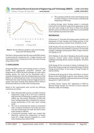 DESIGN AND DEVELOPMENT OF SOLAR WATER HEATING SYSTEM USING PHASE CHANGE ...