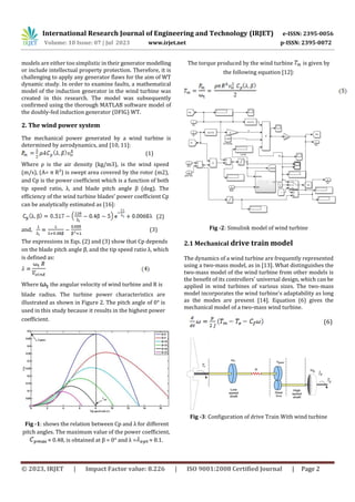 Doubly Fed Induction Generator-Based Wind Turbine Modelling and ...