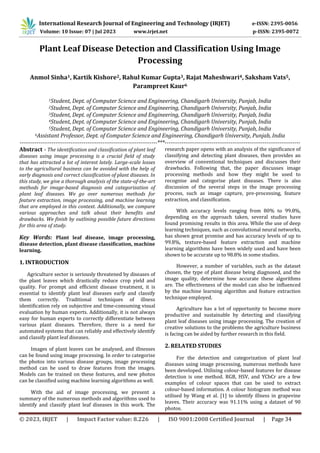 Plant Leaf Disease Detection and Classification Using Image Processing ...