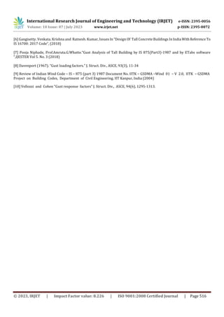 Dynamic Wind Analysis of High-Rise Building | PDF