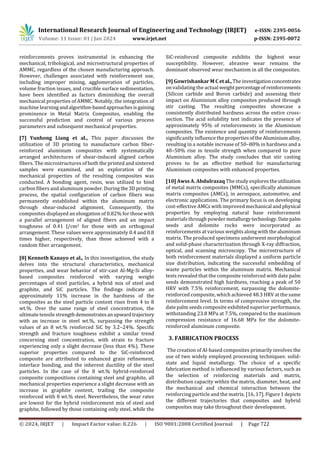 A Review on the Progress and Challenges of Aluminum-Based Metal Matrix ...