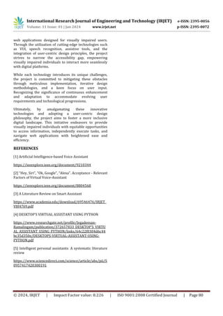 A SURVEY ON AI POWERED PERSONAL ASSISTANT | PDF