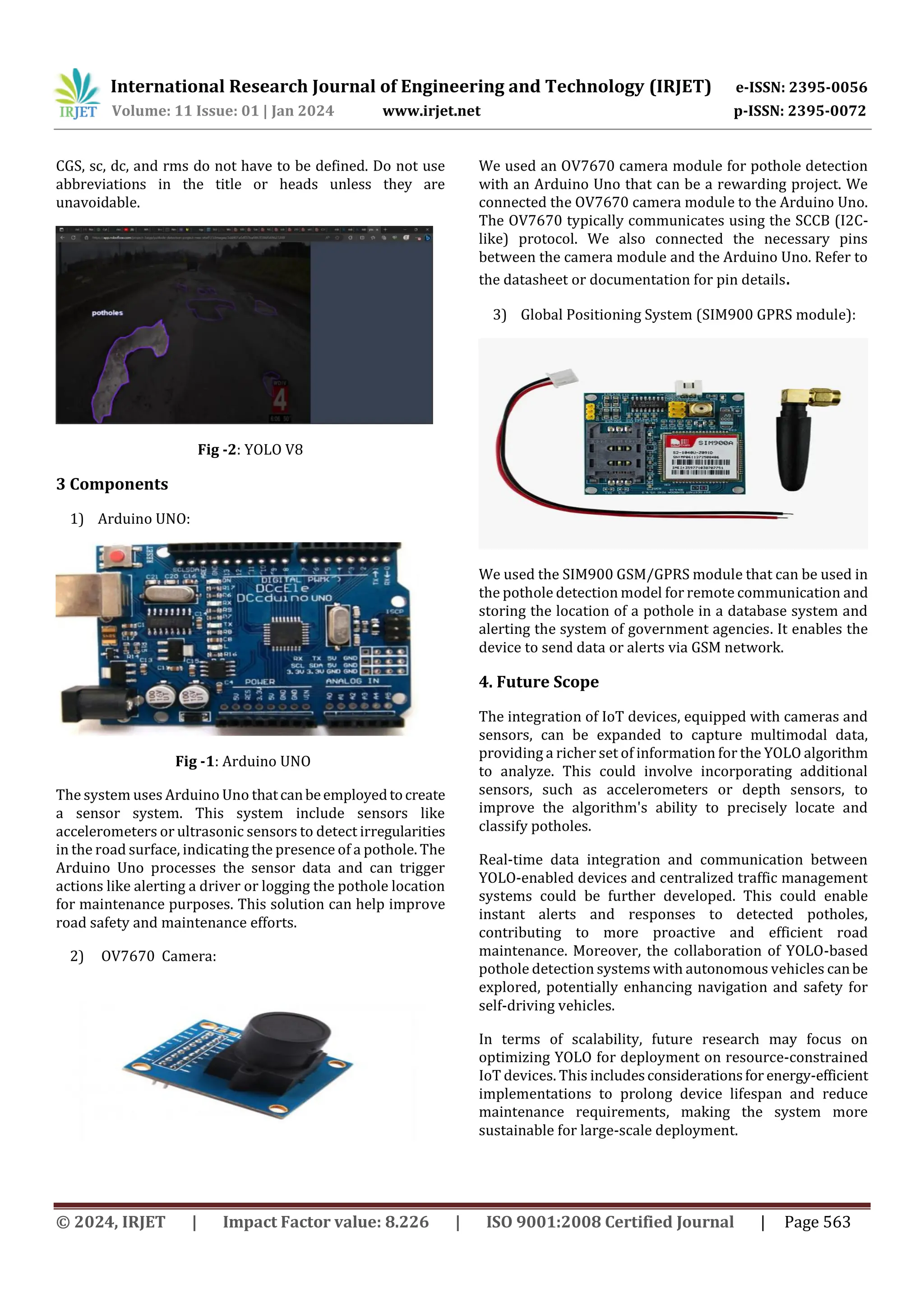 Pothole Detection for Safer Commutes with the help of Deep learning and ...