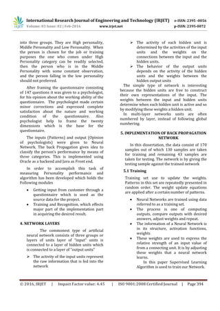 Neural Network Based Individual Classification System | PDF
