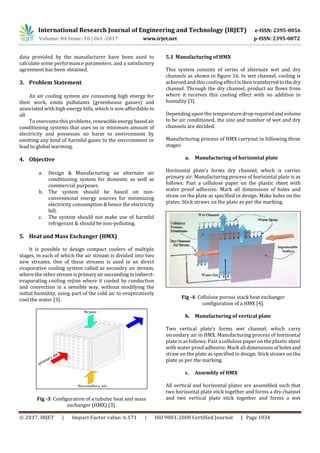 A Review on Design and Development of Three in One Air Cooling System | PDF