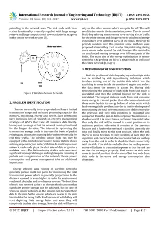Single Sink Repositioning Technique in Wireless Sensor Networks for ...