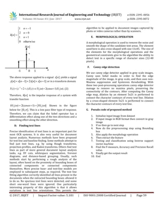 IRJET- Document Layout analysis using Inverse Support Vector Machine (I ...