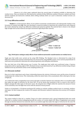 Review on Determination of Residual Stress in Weldments | PDF