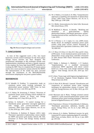 Modeling of Hysteresis Current Control Technique for Three Phase PV ...