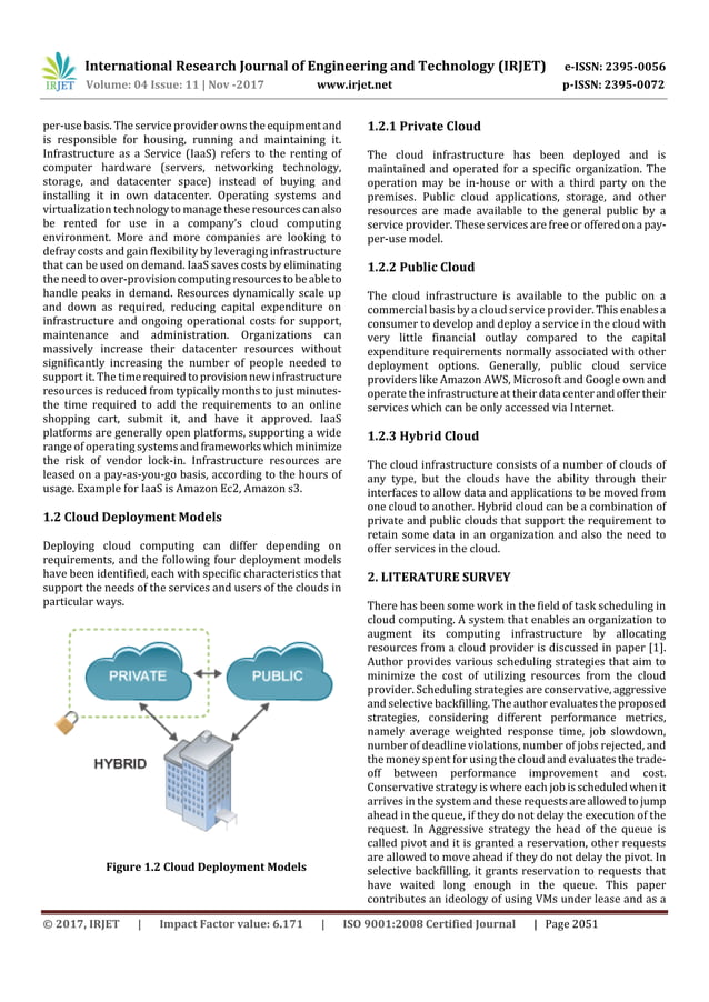 Algorithm for Scheduling of Dependent Task in Cloud | PDF