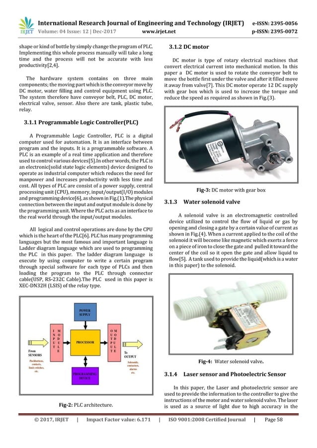 PLC based Automatic Liquid Filling System for Different Sized Bottles | PDF