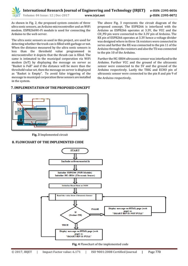 IoT Based Smart Trash Bins – A Step Toward Smart City | PDF