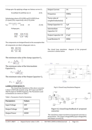 A Single Switch High Gain Coupled Inductor Boost Converter | PDF