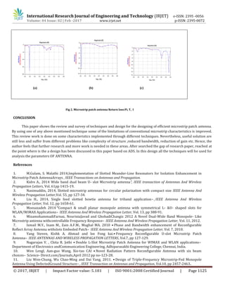A Review paper on design for microstrip patch antenna | PDF