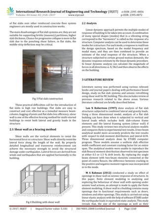 Significance of shear wall in flat slab multi storied building - A ...