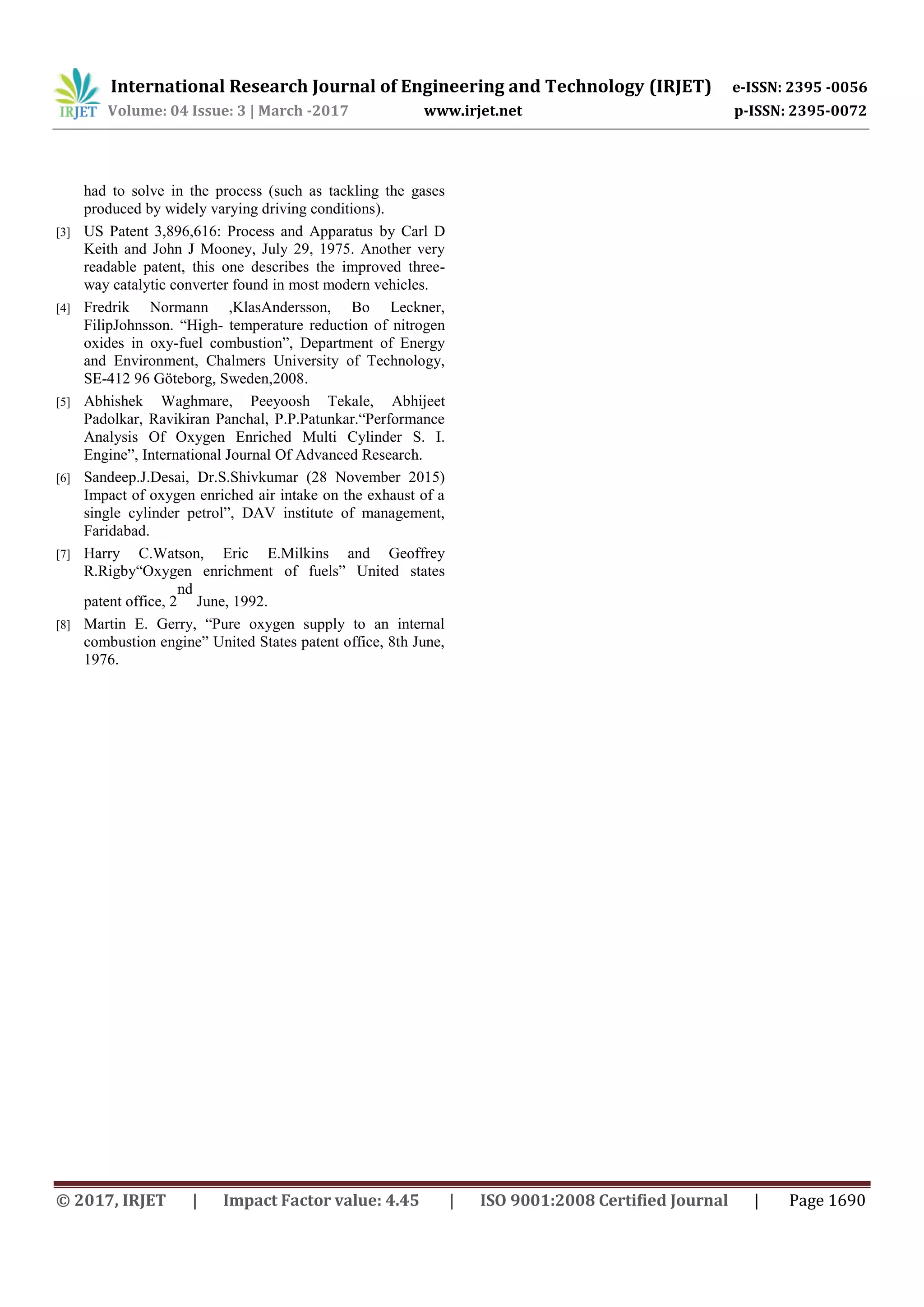 Study and Experimentation on Reduction of Emission in Diesel Engine | PDF