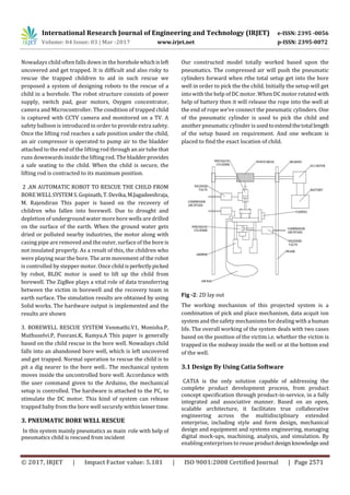 Chield Rescue Systems Design and Frabrication of Pneumatic Bore Well Child Rescue System | PDF
