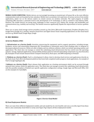 Study on Mobile Cloud Computing, It's Architecture, Challenges and ...