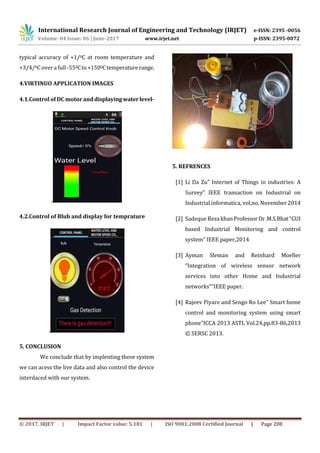 Industrial Automation using IoT | PDF