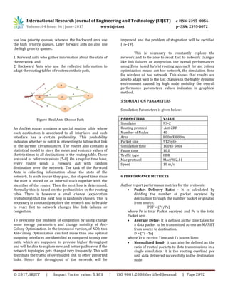 Performance Evaluation of Artificial Ant Colony using Zone Based ...