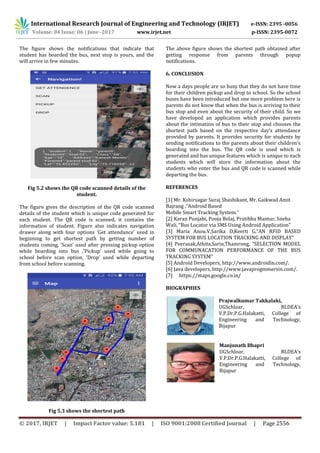 Students Tracking System for School Bus | PDF