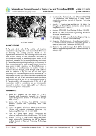 Analysis of Mechanical and Metallurgical Properties of Al- Fly Ash ...
