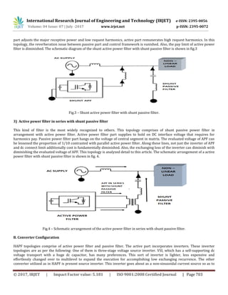 A Review on Hybrid Active Power Filter for Power Quality Improvement | PDF