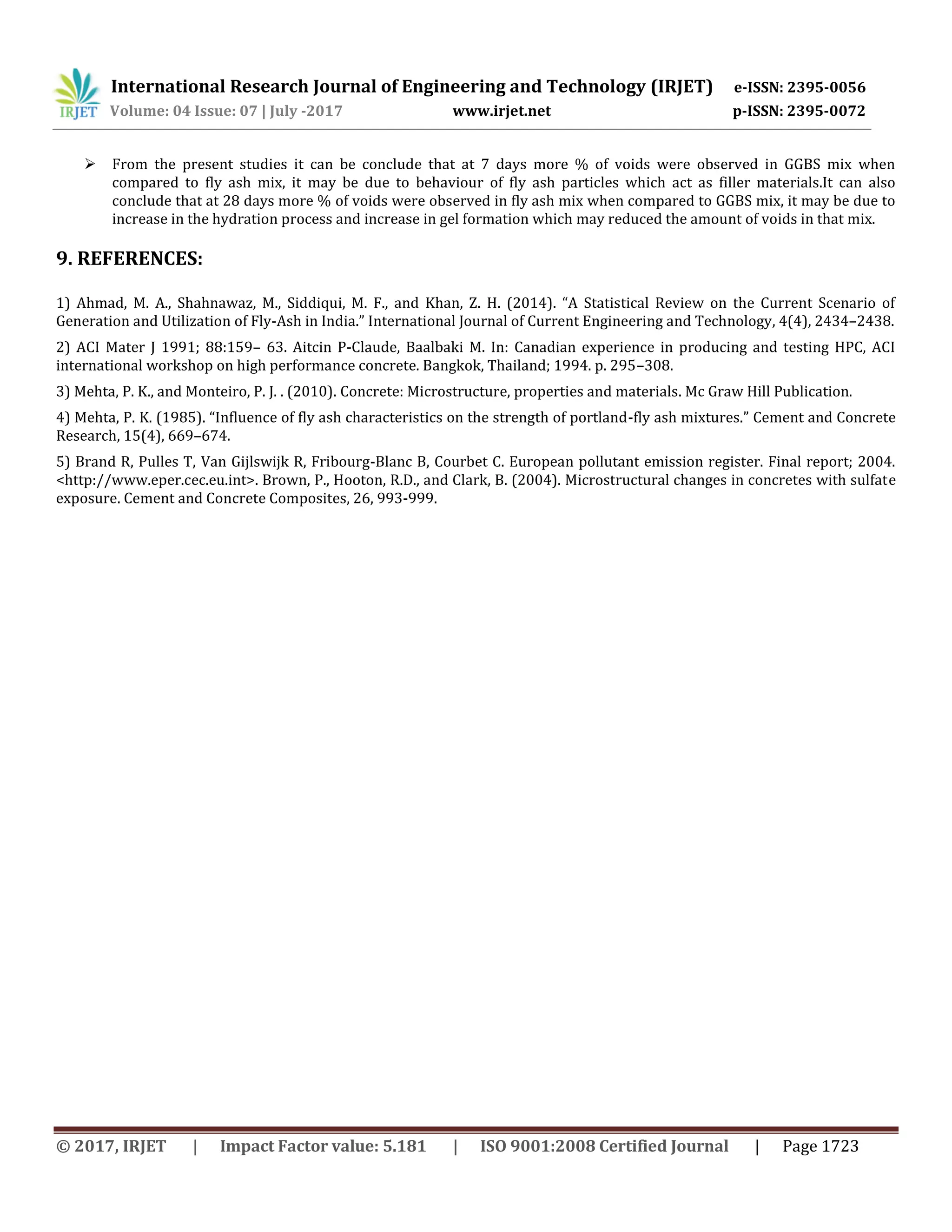 Study on Microstructure and Durability Properties of Concrete with ...