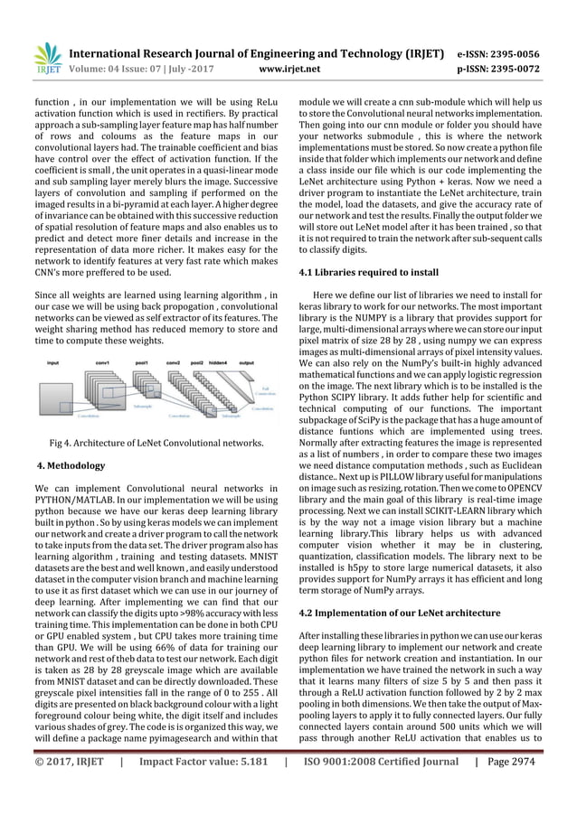 Handwritten Digit Recognition using Convolutional Neural Networks | PDF