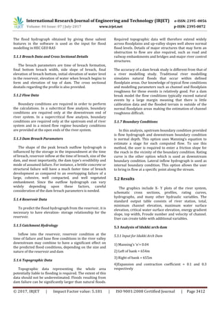 Dam Break Analysis of Idukki Dam using HEC RAS | PDF