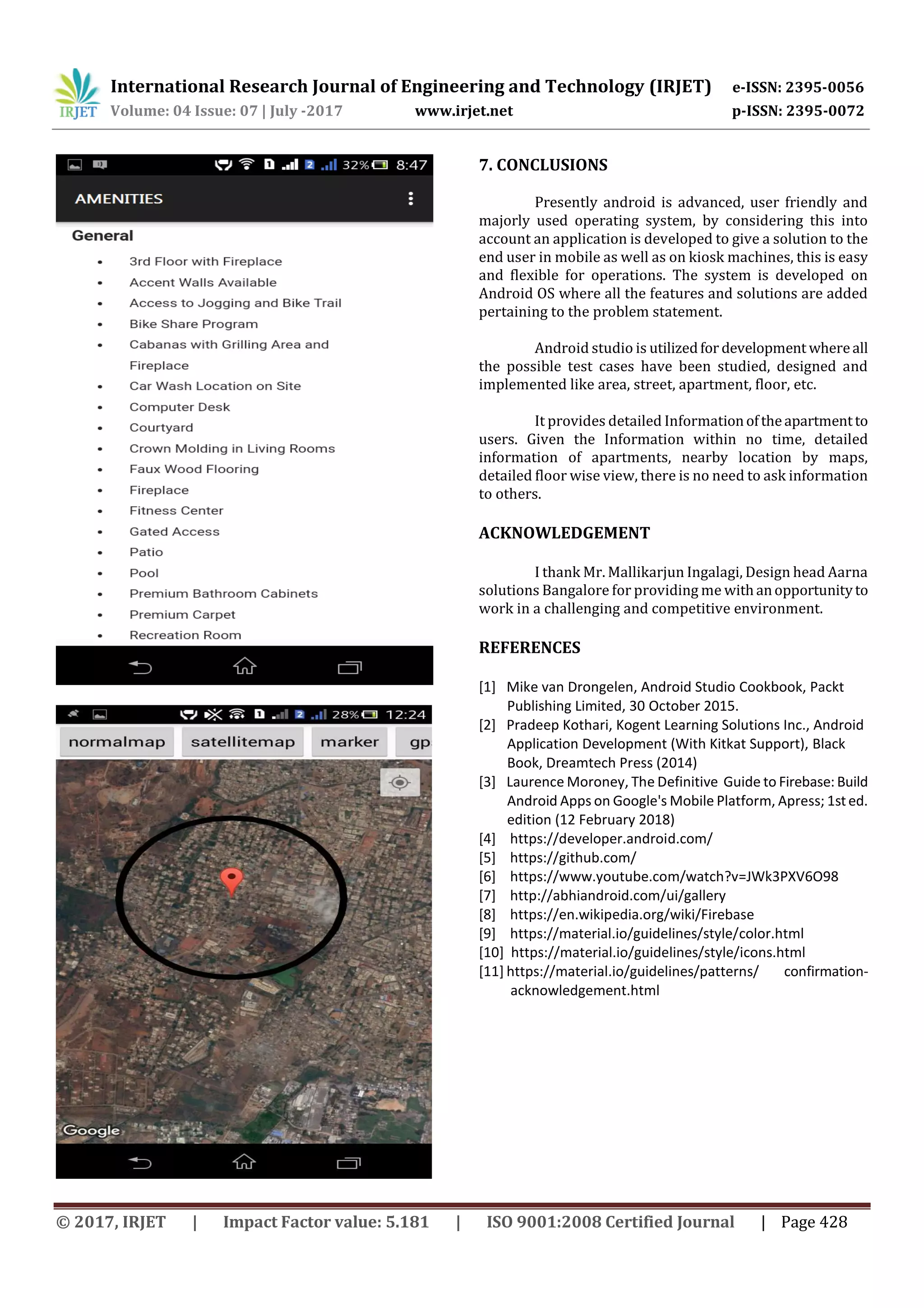 Design and Development of KIOSK - an Android Application for Apartments ...