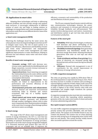 Irjet v4 i810Study on ICT, IoT and Big Data Analaytics in Smart City ...