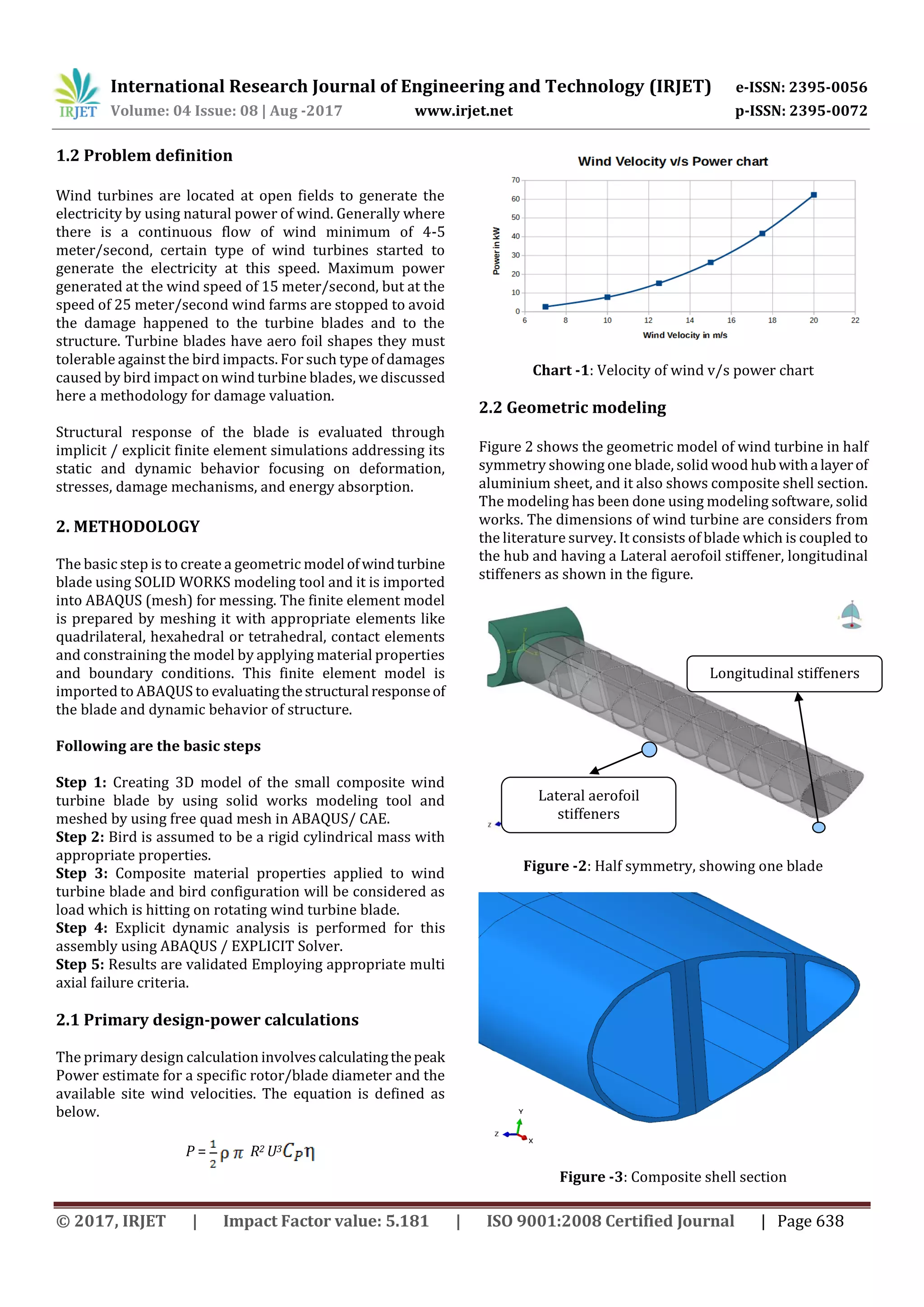 Bird Impact Analysis of a Composite Wind Turbine Blade | PDF