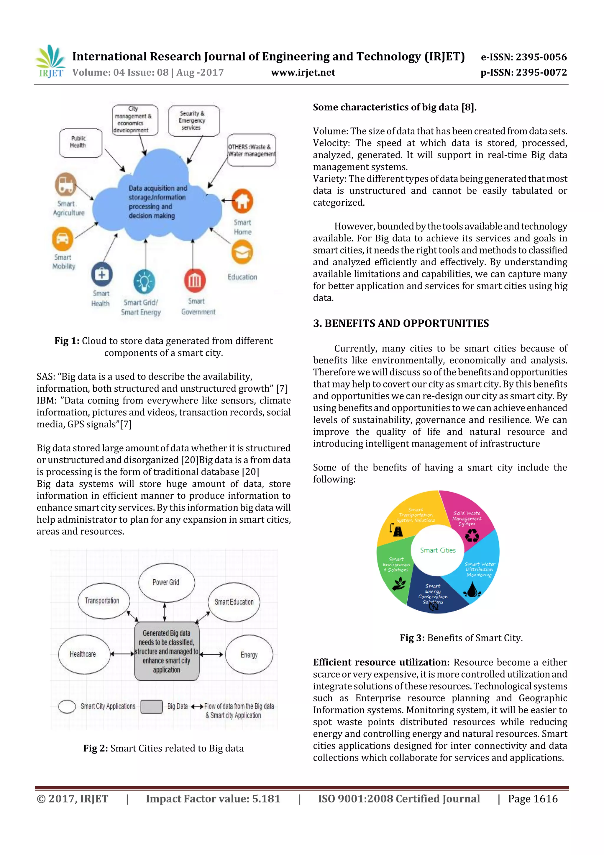 Smart Cities using Big Data Analytics | PDF