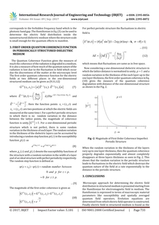 Hamiltonian Approach for Electromagnetic Field in One-dimensional ...