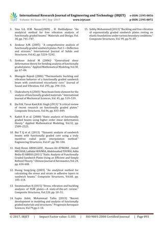 Review on Functionally Graded Materials and Various Theories | PDF