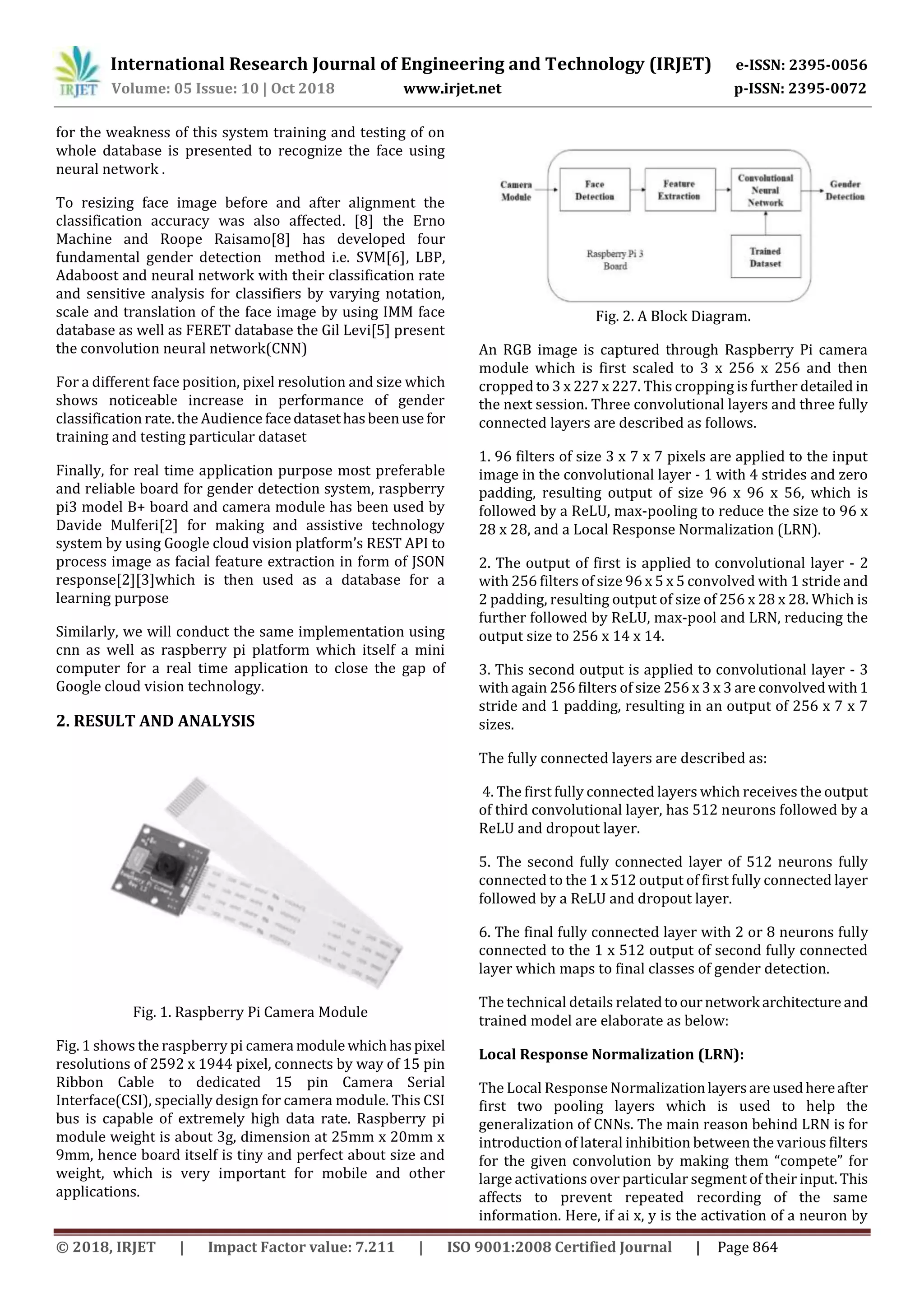 IRJET- Implementation of Gender Detection with Notice Board using ...