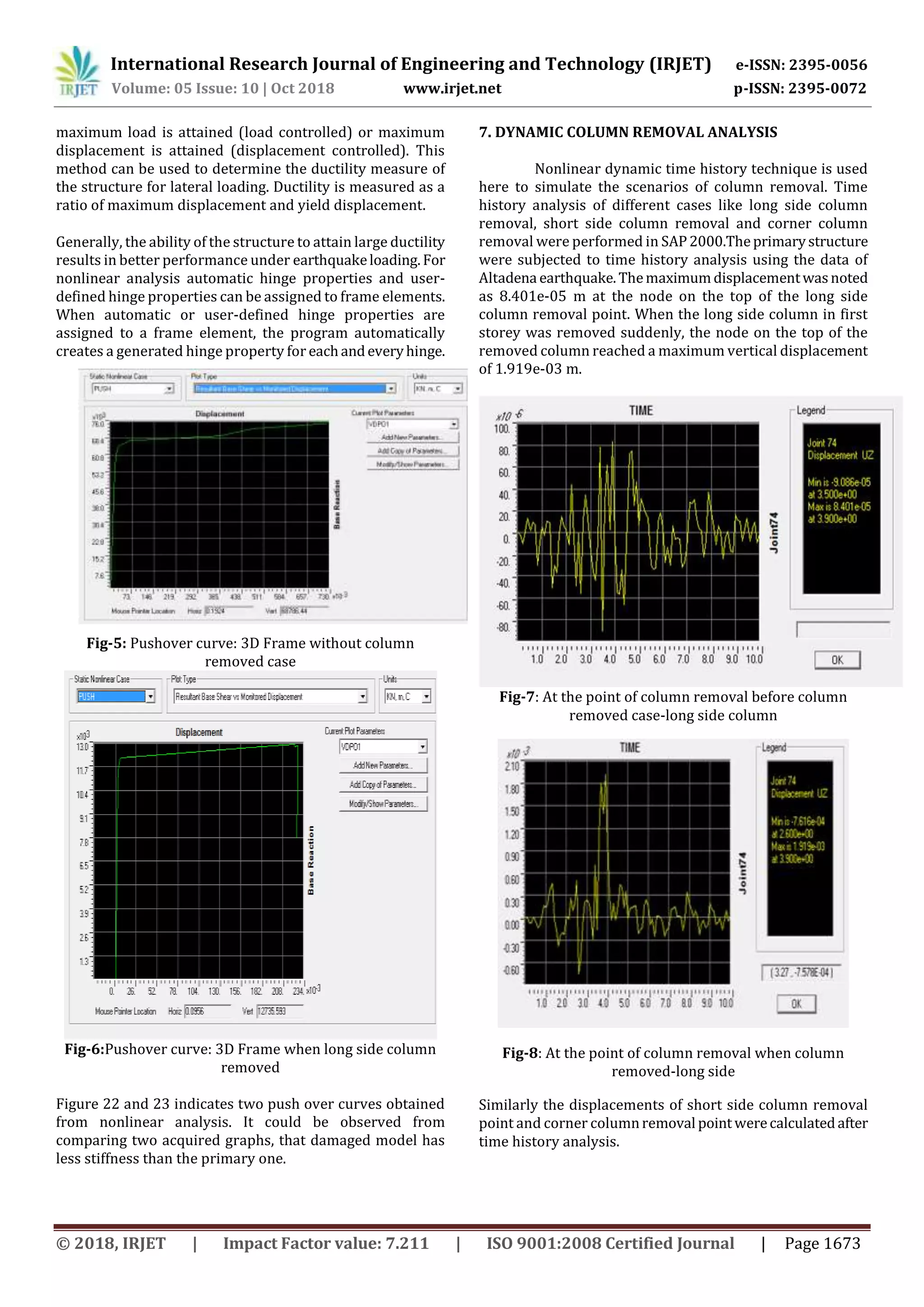 IRJET- Dynamic Column Removal: An Analytical Approach | PDF