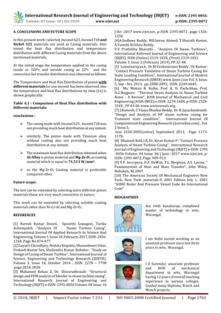 IRJET- Structural and Thermal Analysis of Steam Turbine Casing | PDF