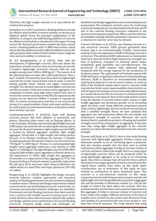 IRJET- Lightweight Aggregate Concrete using Expanded Polystyrene Beads ...
