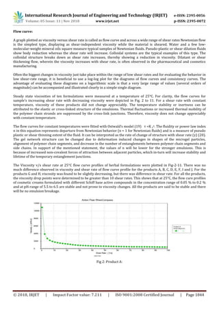 IRJET- Viscoelastic Properties and Rheological Characterization of ...